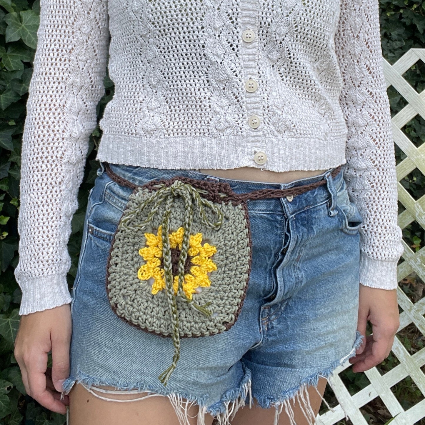 Sunflower Pouch Green