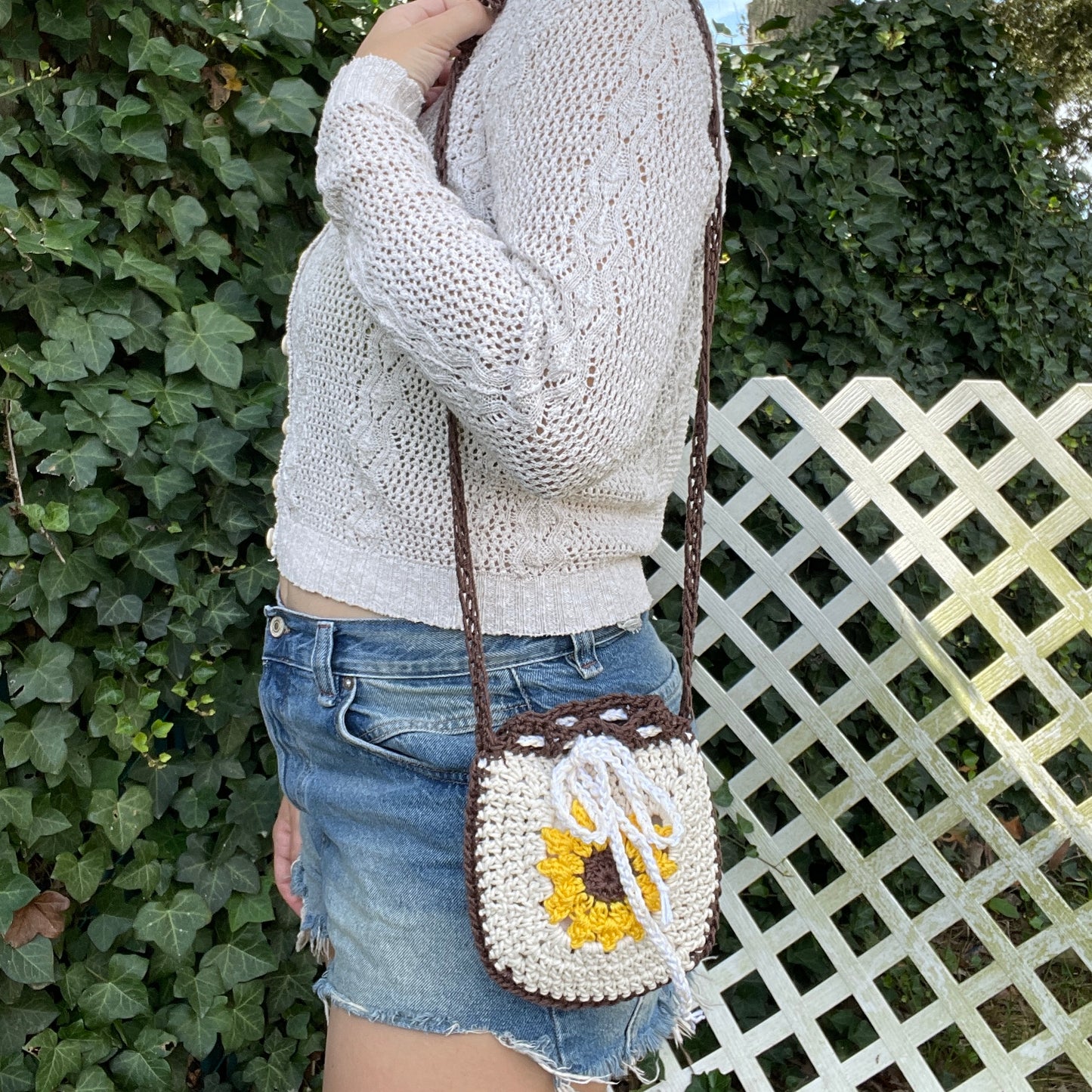 Sunflower Pouch White
