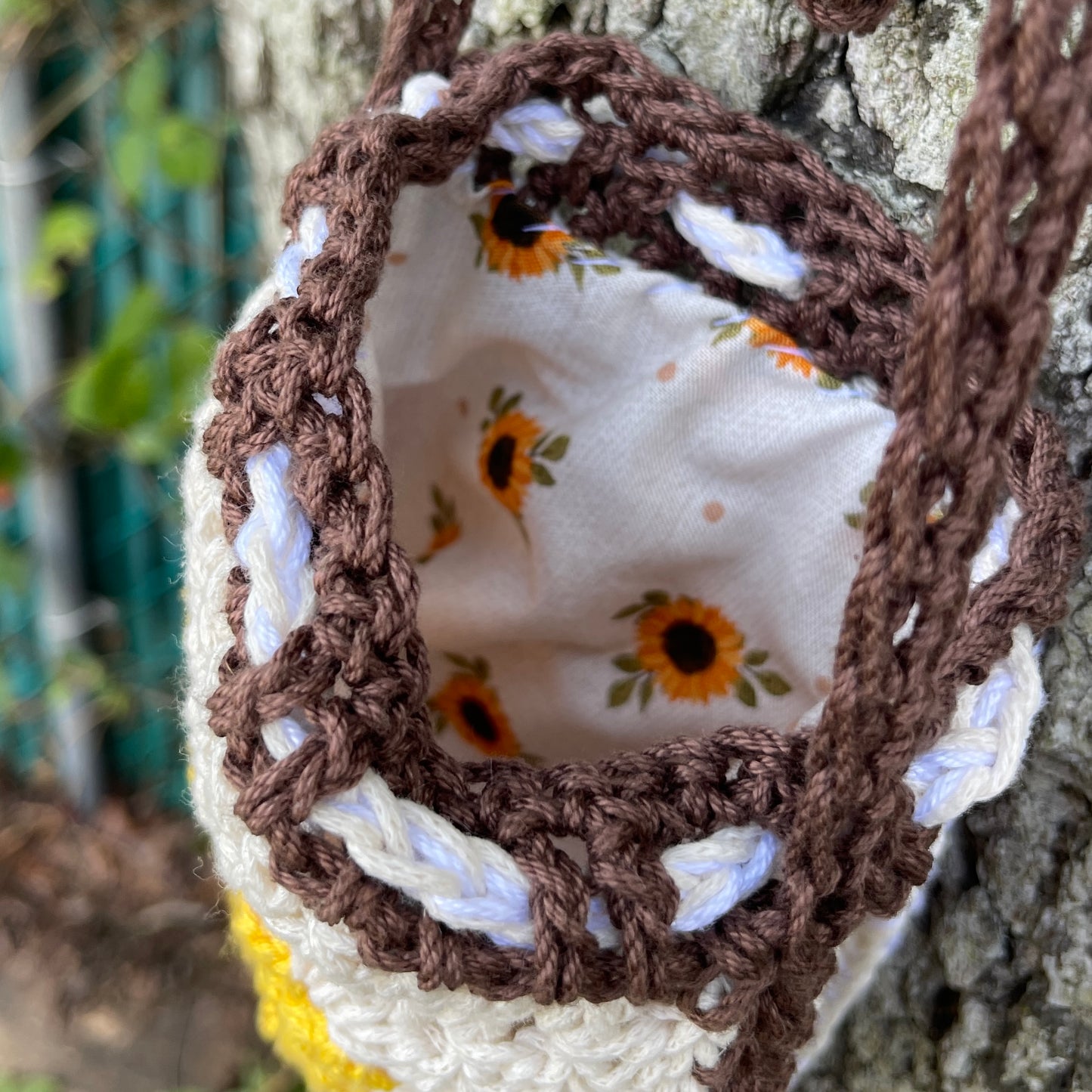 Sunflower Pouch White