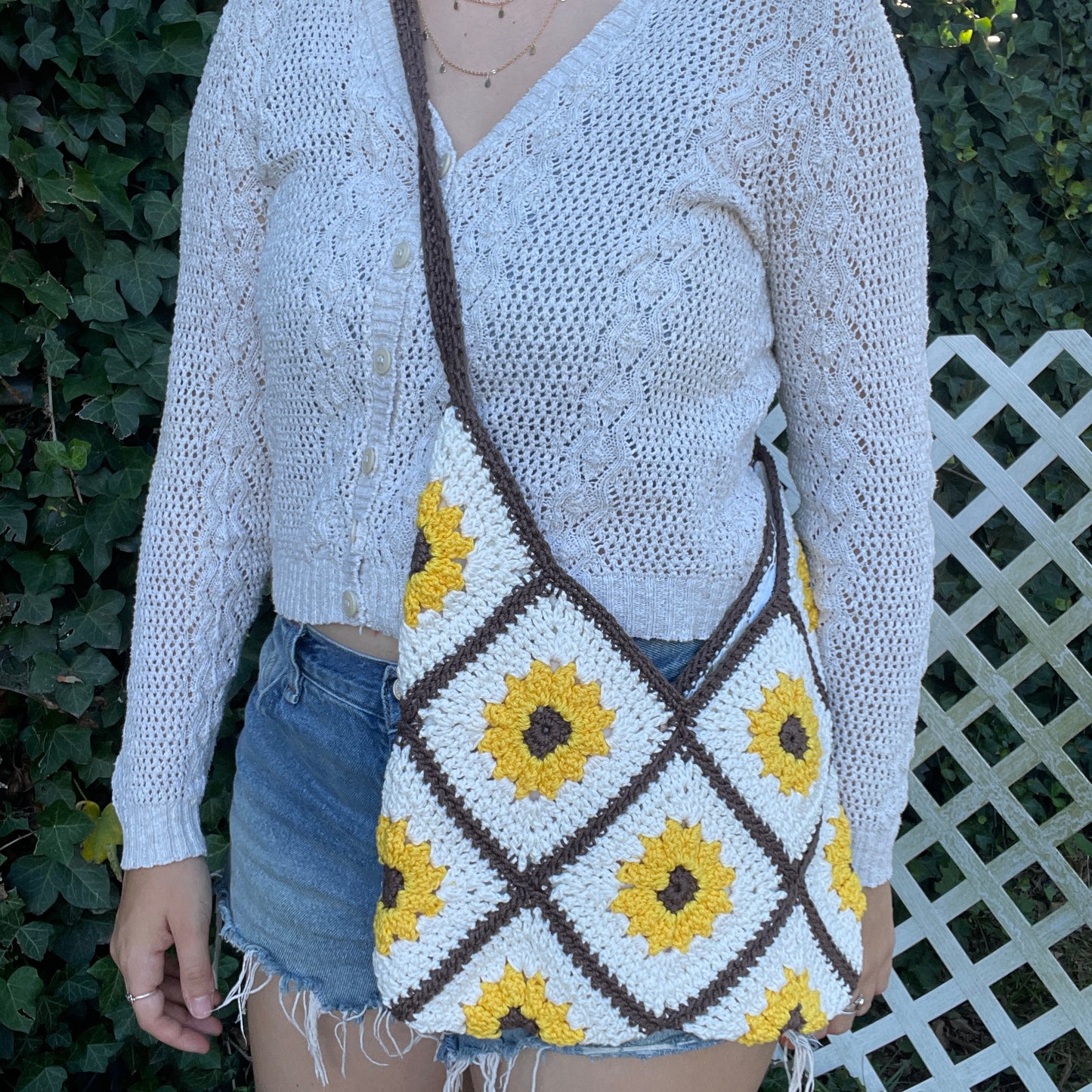 Sunflower Bag White
