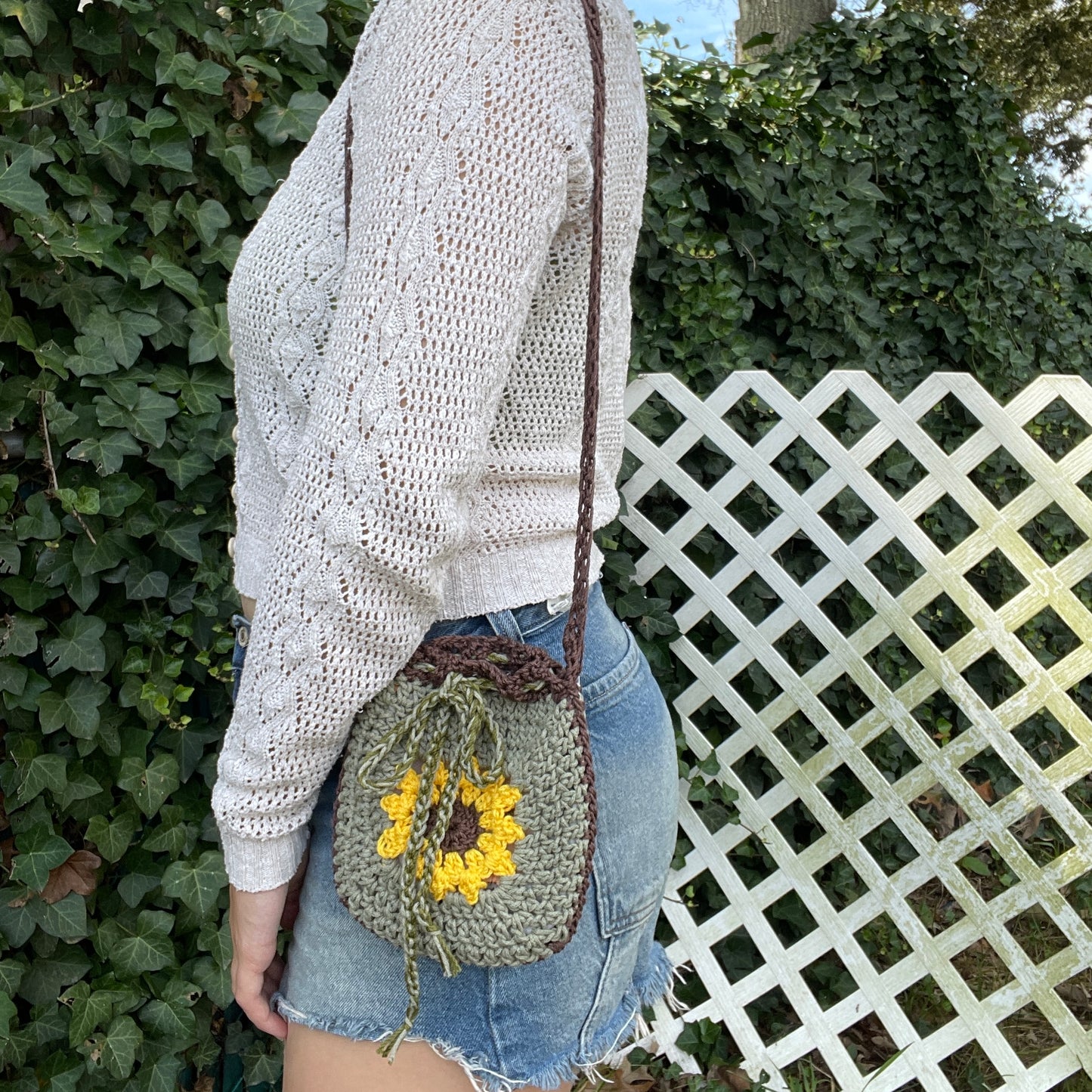 Sunflower Pouch Green