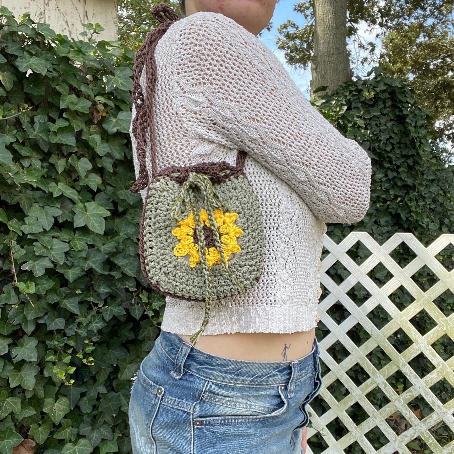 Sunflower Pouch Green