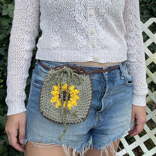 Sunflower Pouch Green